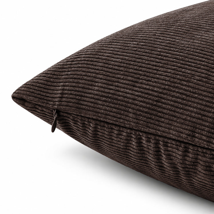 4 Pack Velvet Striped Corduroy Cushion Covers