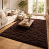 Brown Shaggy Rug Large Fluffy Shag Pile