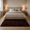 Brown Shaggy Rug Large Fluffy Shag Pile