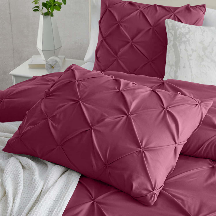 Pintuck Duvet Cover & Pillowcase Set