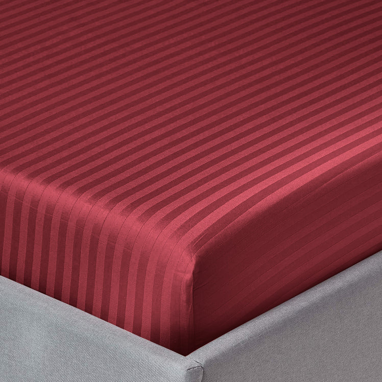 40CM Deep Pockets Fitted Sheets Stripe