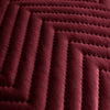 2 & 4 Pack Cushion Covers Chevron Design Velvet Fabric