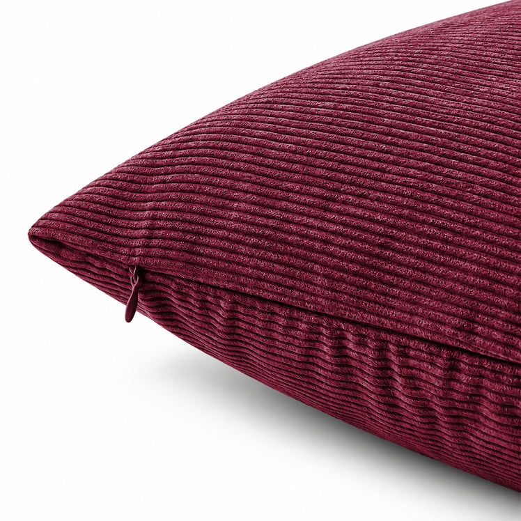 4 Pack Velvet Striped Corduroy Cushion Covers