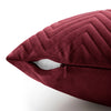 2 & 4 Pack Cushion Covers Chevron Design Velvet Fabric