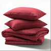 4 Piece Stripe Bedding Set - Duvet Cover, Fitted Sheet & Pillowcases