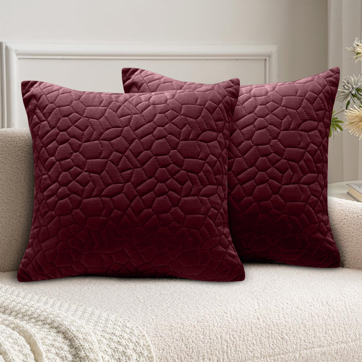 Pebble Embossed Velvet Cushion Covers