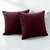 Check Embossed Velvet Cushion Cover