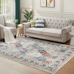 Persian Style Rug Cashmere Coastal Runner
