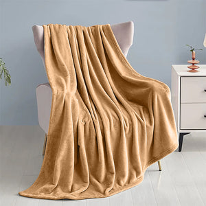 Fleece Throw Blankets Single Double King Size