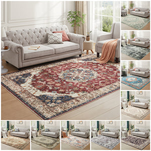 Washable Area Rug Traditional Living Room Runner