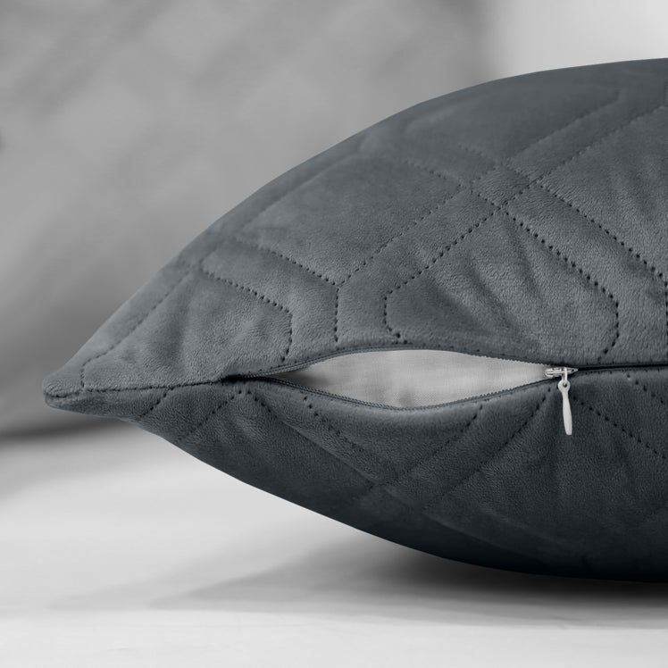 Diamond Embossed Velvet Cushion Covers
