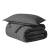 Charcoal Duvet Cover Set Plain