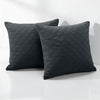 Check Embossed Velvet Cushion Cover