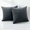 Check Embossed Velvet Cushion Cover