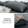 4 Piece Stripe Bedding Set - Duvet Cover, Fitted Sheet & Pillowcases