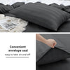 4 Piece Stripe Bedding Set - Duvet Cover, Fitted Sheet & Pillowcases