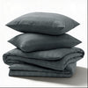4 Piece Stripe Bedding Set - Duvet Cover, Fitted Sheet & Pillowcases
