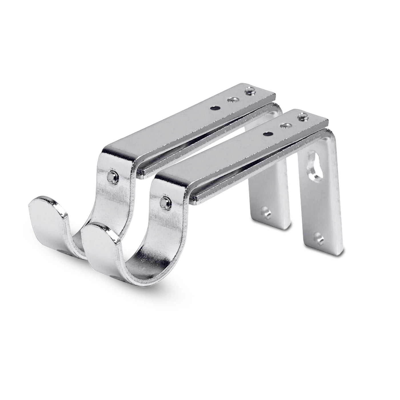 Adjustable Curtain Pole Decorative Square Finials