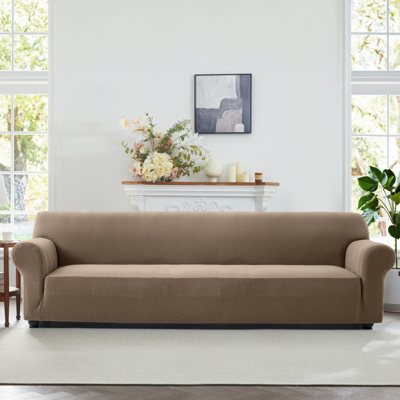 Fitted Stretch Sofa Covers | Protective Settee Slipcover