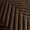 2 & 4 Pack Cushion Covers Chevron Design Velvet Fabric