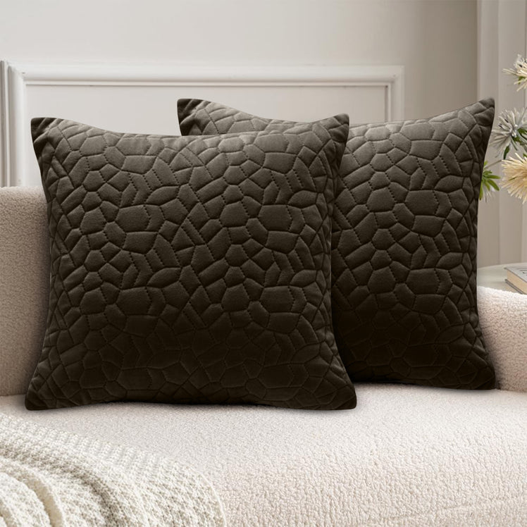 Pebble Embossed Velvet Cushion Covers