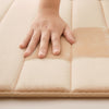 Cream Memory Foam Bath Mat