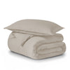 Cream Bedding Duvet Cover Set Plain