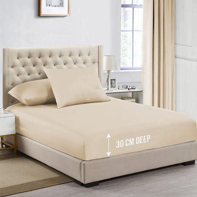 Extra Deep Fitted Sheets 25cm, 30cm & 40cm