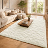 Cream Shaggy Rug Large Soft Fluffy Shag Pile