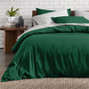 Green Bedding Duvet Cover Set Plain