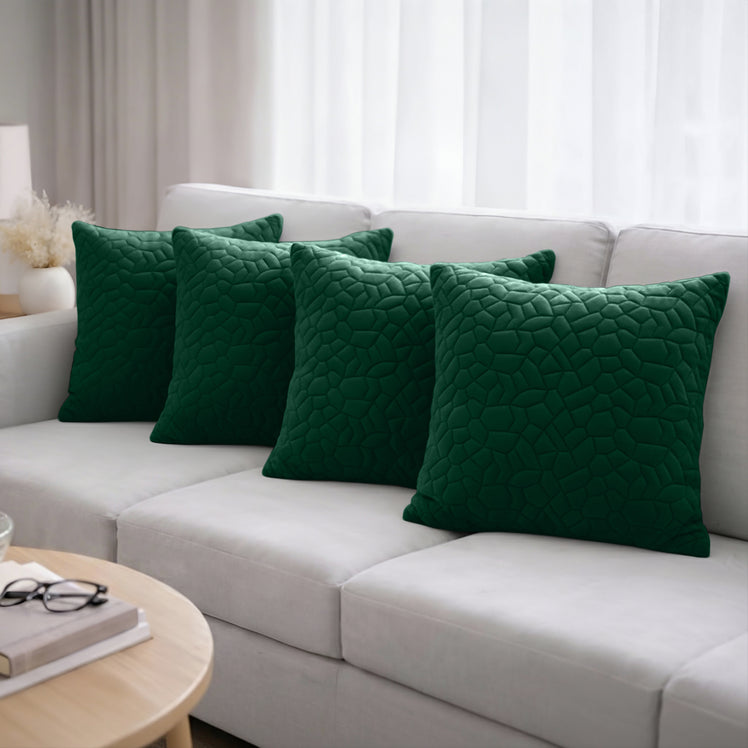 Pebble Embossed Velvet Cushion Covers