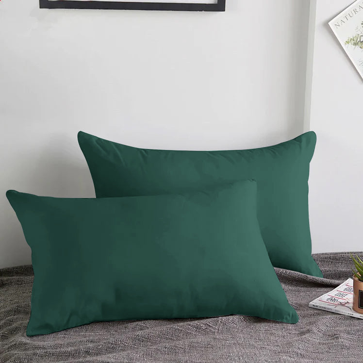 Emerald Green Pillow Cases Pair