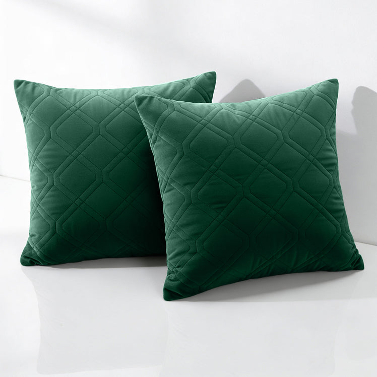 Diamond Embossed Velvet Cushion Covers