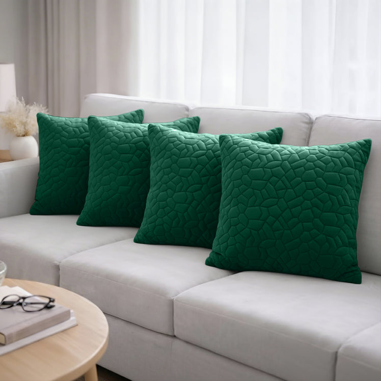 Pebble Embossed Velvet Cushion Covers