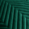 2 & 4 Pack Cushion Covers Chevron Design Velvet Fabric