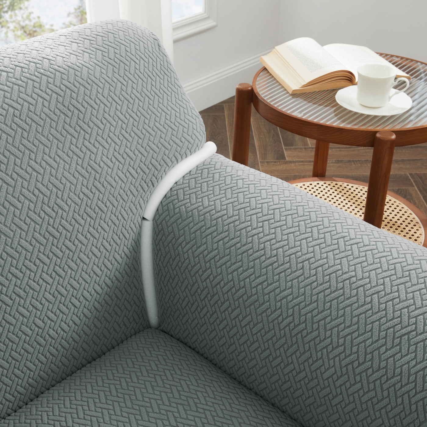 Fitted Stretch Sofa Covers | Protective Settee Slipcover