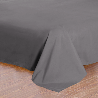 Flat Sheet Egyptian Cotton Bedsheet Grey