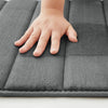 Grey Bath Mat Memory Foam