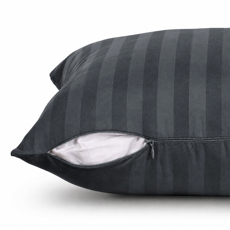 Stripe Decorative Sofa Cushion Covers Pair