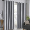 Heavy Thermal Blackout Linen Curtains For Bedroom