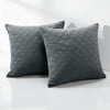 Check Embossed Velvet Cushion Cover