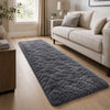 Grey Fluffy Shaggy Rug Large