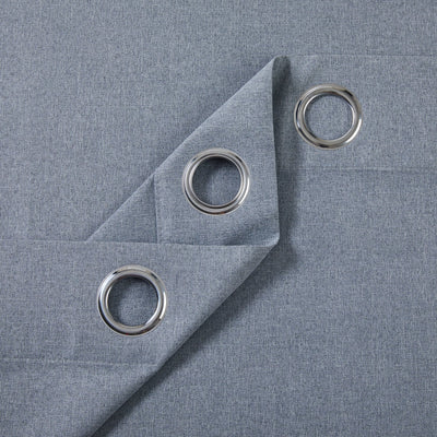 Eyelet Blackout Curtains Drapes - Thermal Insulated Light Blocking