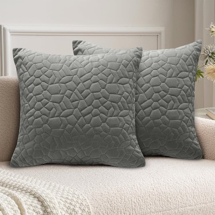 Pebble Embossed Velvet Cushion Covers