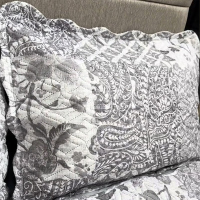 Quilted Embossed Bedspread Set