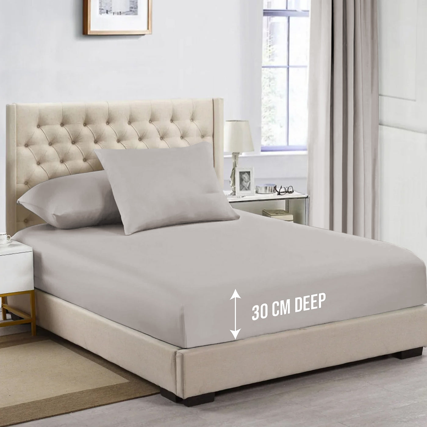 Extra Deep Fitted Sheets 25cm, 30cm & 40cm