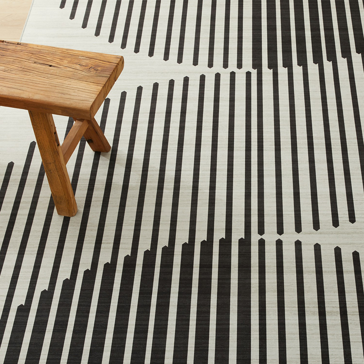 Rugs For Large Living Room Pinstripe Geometric Printed