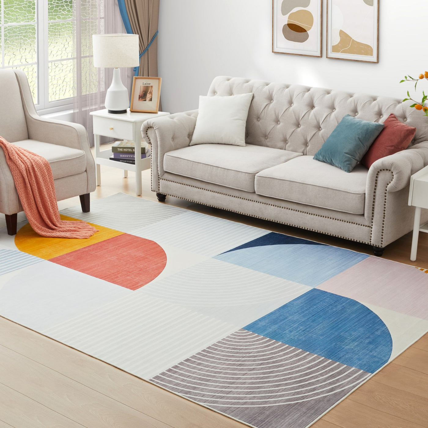 Outdoor Polypropylene Rugs Simple Abstract