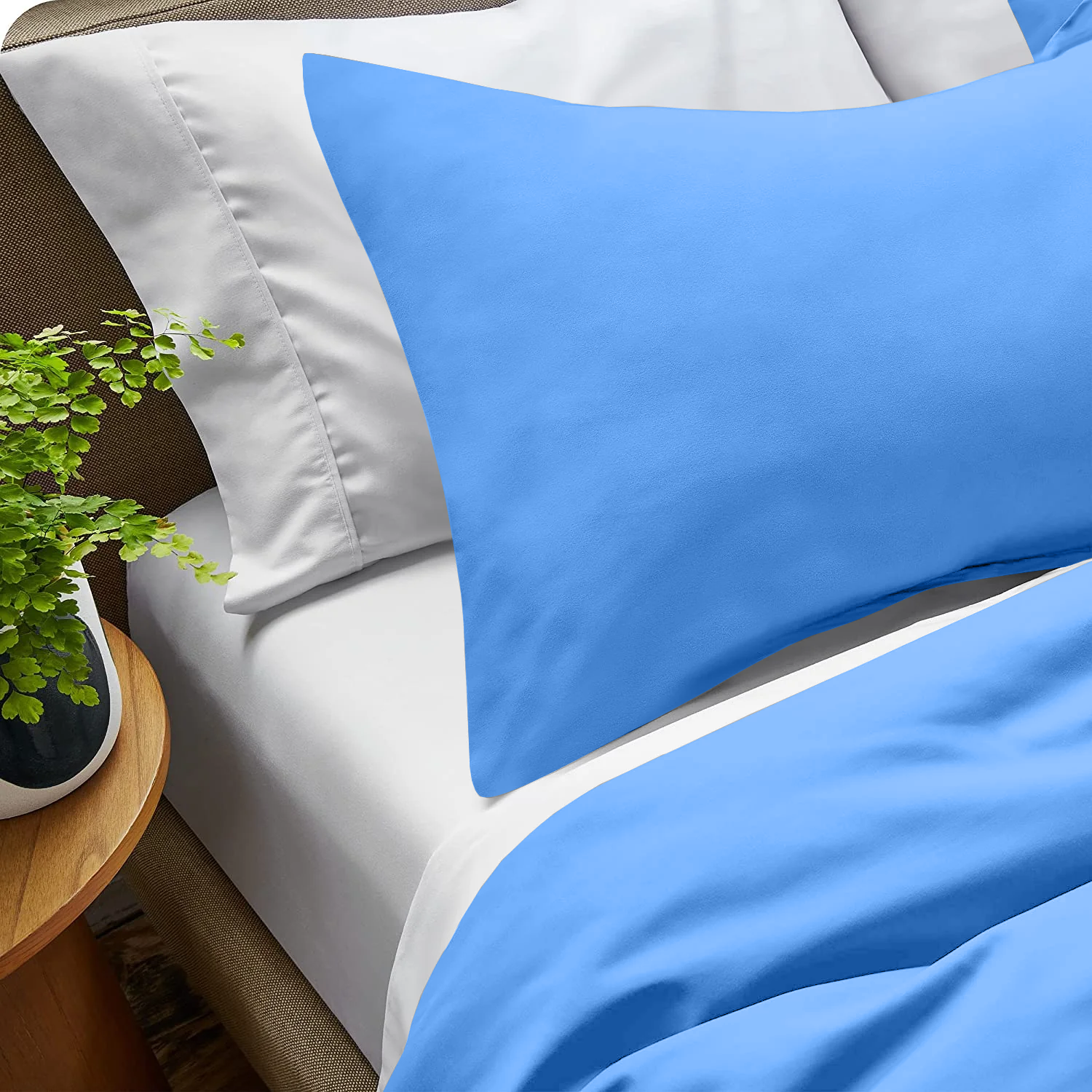 Light blue single sales bedding