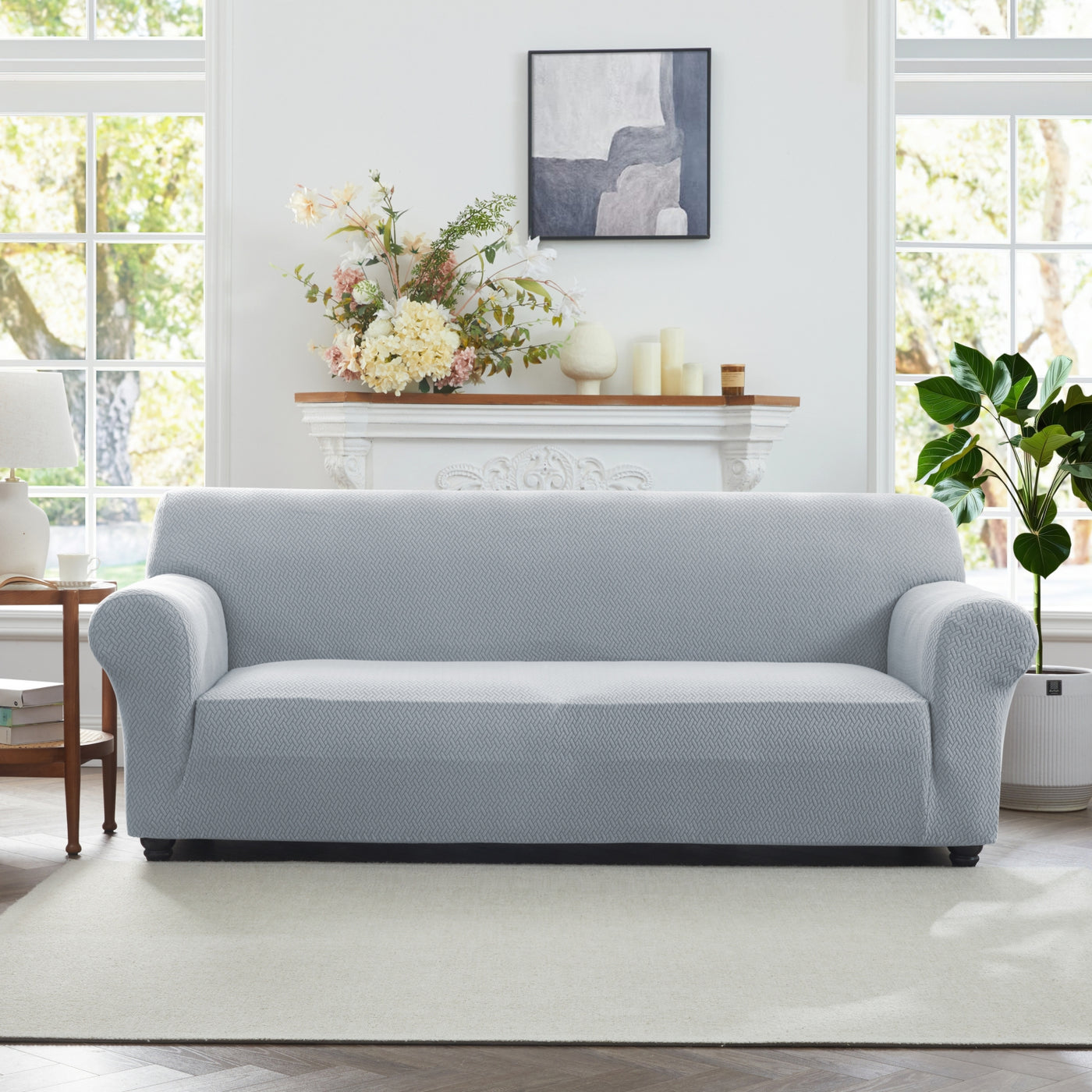 Fitted Stretch Sofa Covers | Protective Settee Slipcover